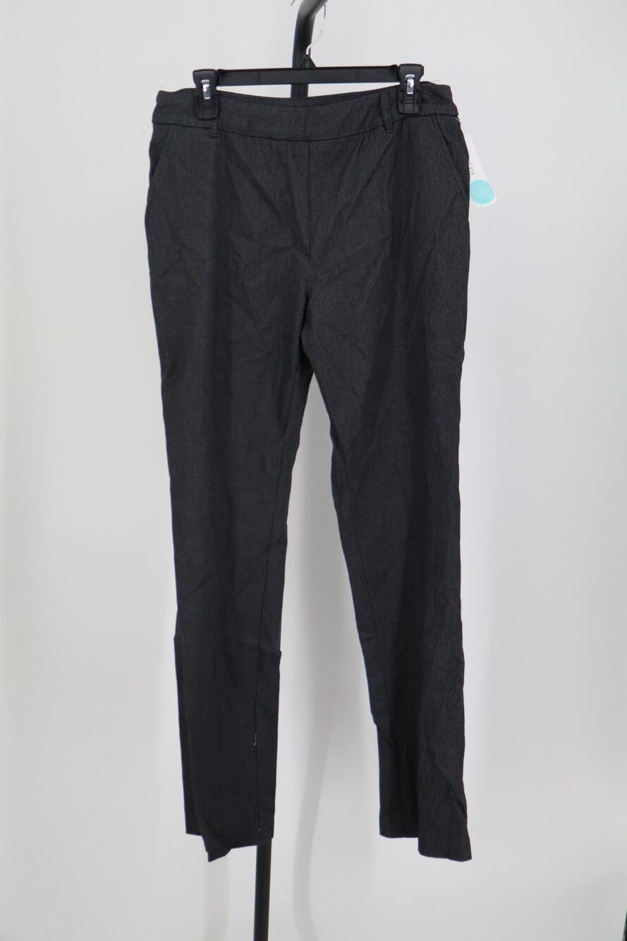 NEW Tribal Flare Pants Women's Black Pull On Stretch High Waisted Size 14